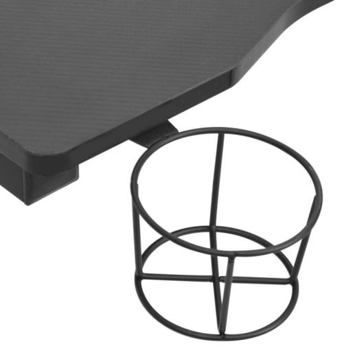 Vidaxl Escritorio Gaming Led Con Forma De Y Negro 90x60x75 Cm
