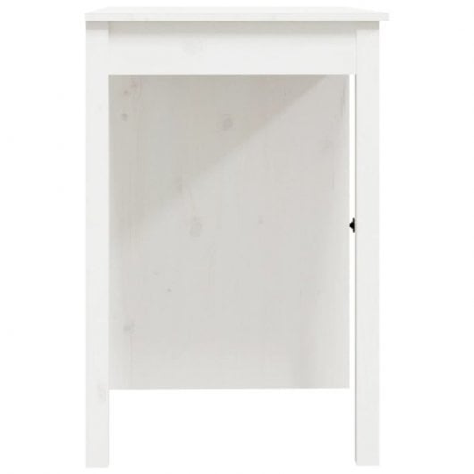 Mesa Vidaxl em madeira maciça de pinho branco 100x50x75 cm