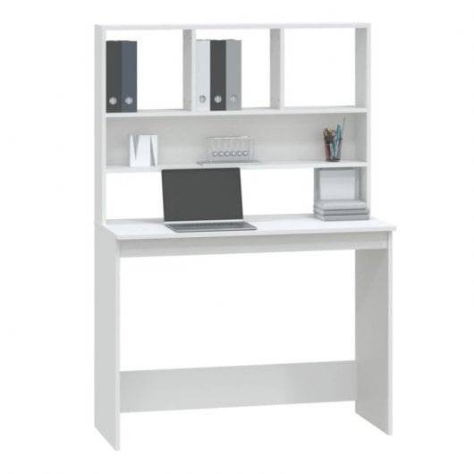 Estantes de mesa Vidaxl Contraplacado branco 102x45x148 cm
