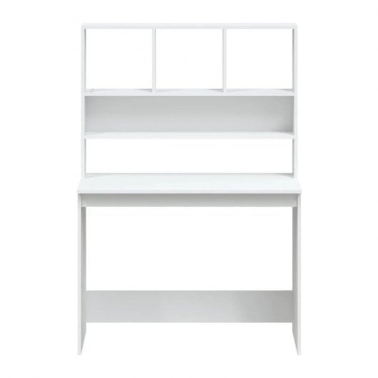 Estantes de mesa Vidaxl Contraplacado branco 102x45x148 cm