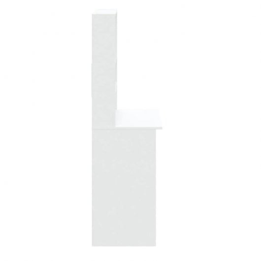 Estantes de mesa Vidaxl Contraplacado branco 102x45x148 cm