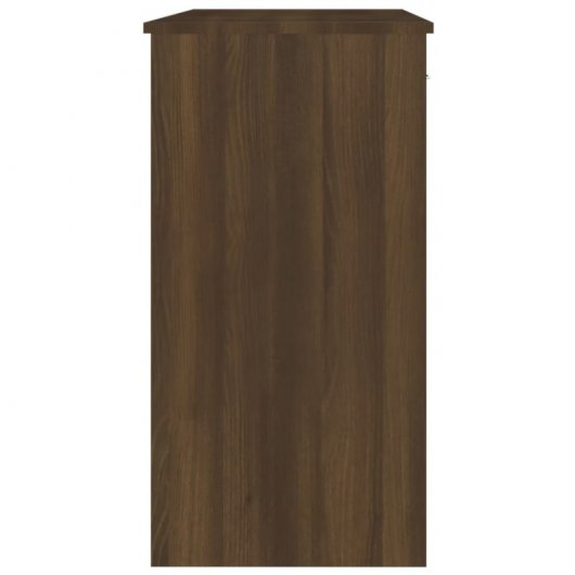 Vidaxl bureau en contreplaqué chêne marron 80x40x75 Cm