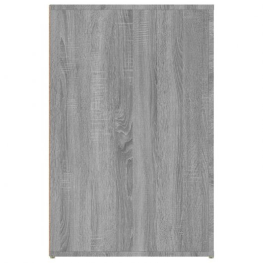 Vidaxl bureau contreplaqué Sonoma gris 100x49x75 Cm