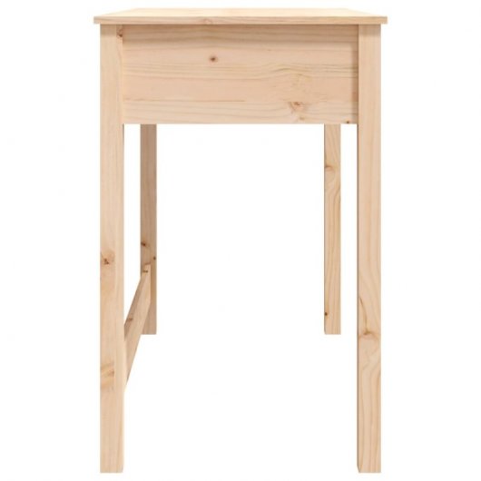 Vidaxl bureau avec tiroirs bois de pin massif 100x50x78 Cm