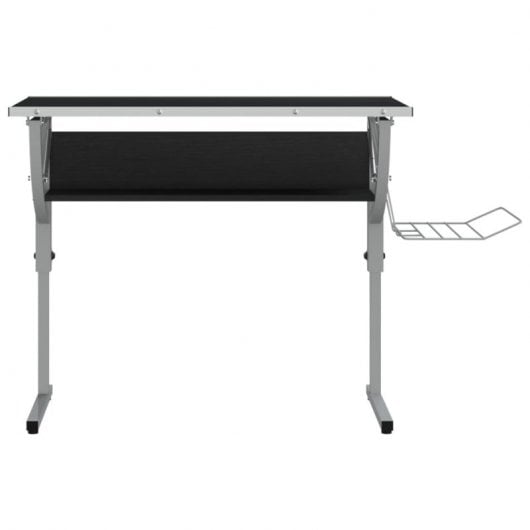 Mesa de desenho Vidaxl Madeira e Aço Preto e Cinza 110x53x(58-87) Cm