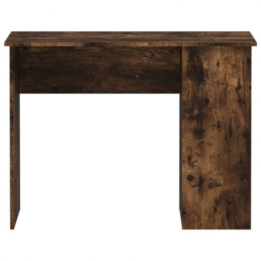 Vidaxl bureau contreplaqué chêne fumé 100x55x75 Cm