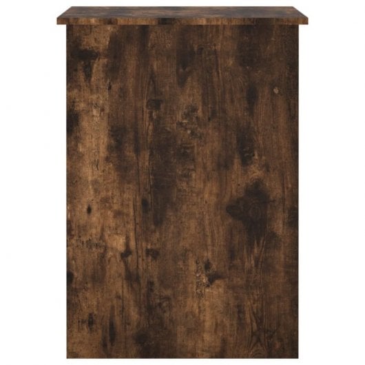 Vidaxl bureau contreplaqué chêne fumé 100x55x75 Cm