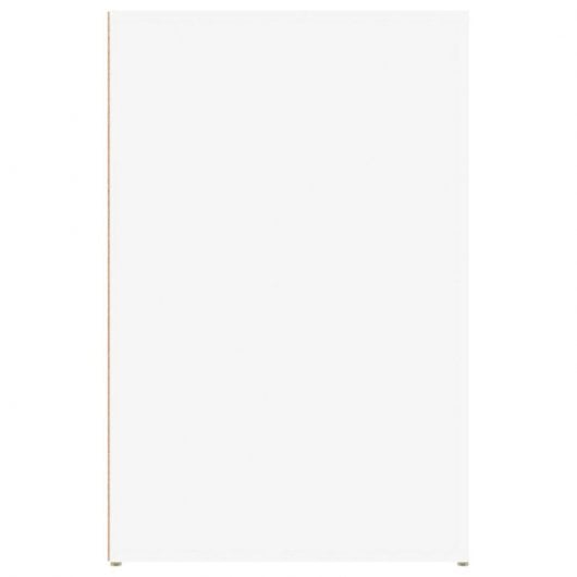 Vidaxl Escritorio De Madera Contrachapada Blanco 100x49x75 Cm