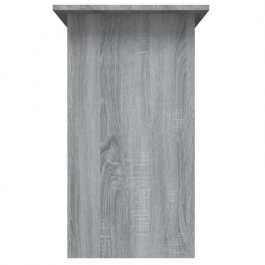 Mesa de madeira compensada Vidaxl Sonoma cinza 80x45x74 cm