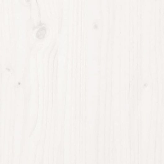 Vidaxl Escritorio Con Cajones Madera Maciza De Pino Blanco 100x50x78cm