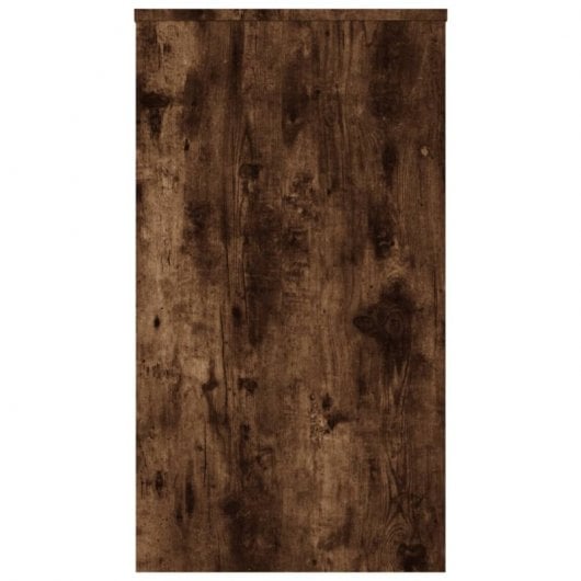 Mesa de contraplacado Vidaxl Carvalho fumado 90x40x72 cm