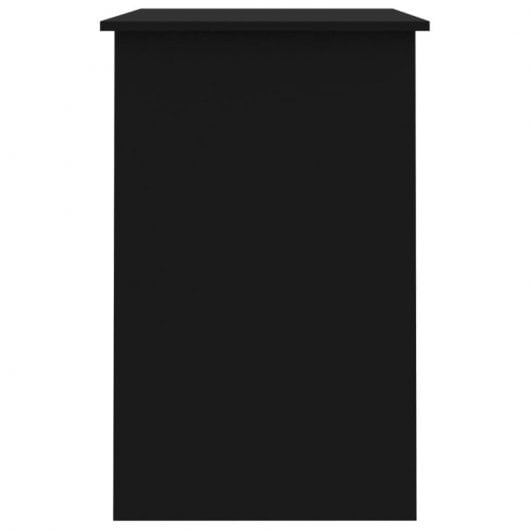 Vidaxl Bureau Contreplaqué Noir 100x50x76 Cm