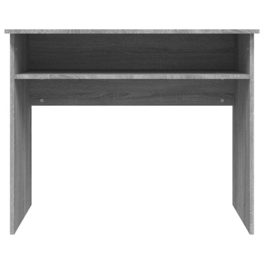 Vidaxl bureau contreplaqué Sonoma gris 90x50x74 Cm