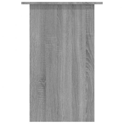 Vidaxl bureau contreplaqué Sonoma gris 90x50x74 Cm
