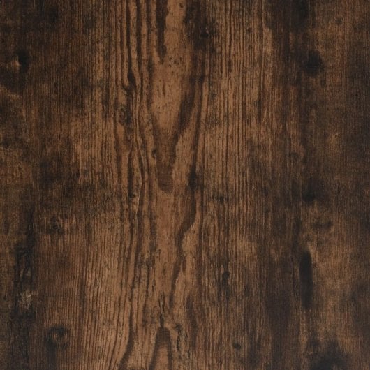 Mesa de contraplacado Vidaxl cor carvalho fumado 90x50x74 cm