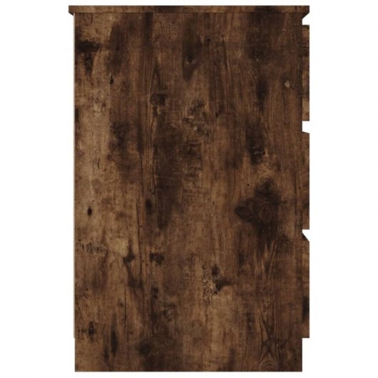 Vidaxl Bureau Contreplaqué Chêne Fumé 140x50x77 Cm