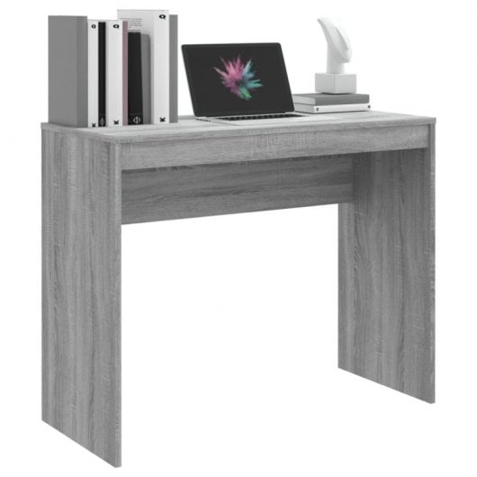 Vidaxl bureau contreplaqué Sonoma gris 90x40x72 Cm