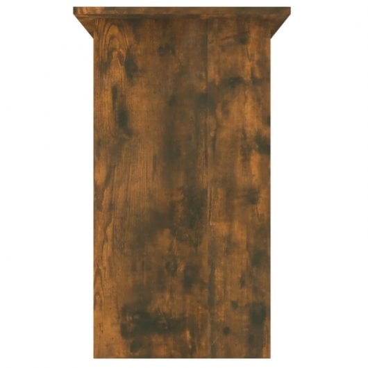 Mesa de contraplacado Vidaxl Carvalho fumado 80x45x74 cm