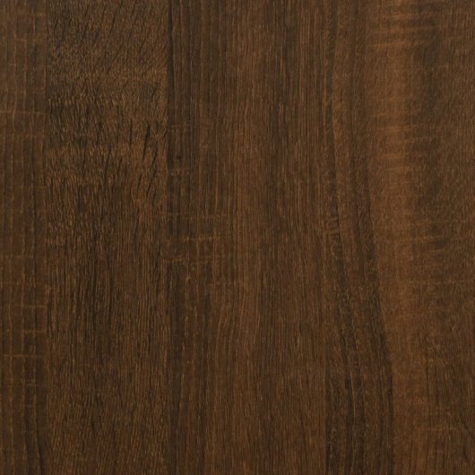 Vidaxl Escritorio De Madera Contrachapada Marrón Roble 100x55x75 Cm
