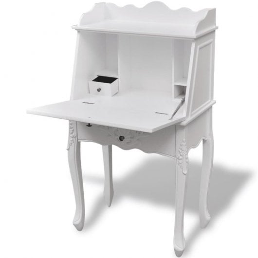 Bureau en bois de style français Vidaxl