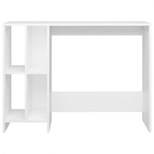Vidaxl bureau pour ordinateur portable en contreplaqué blanc 102,5x35x75 Cm