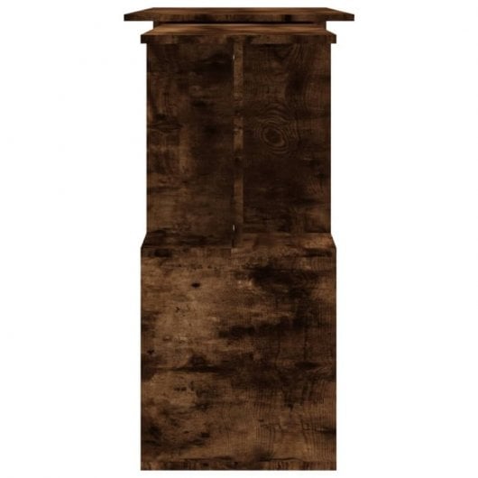 Mesa de canto em contraplacado de carvalho fumado Vidaxl 200x50x76 cm