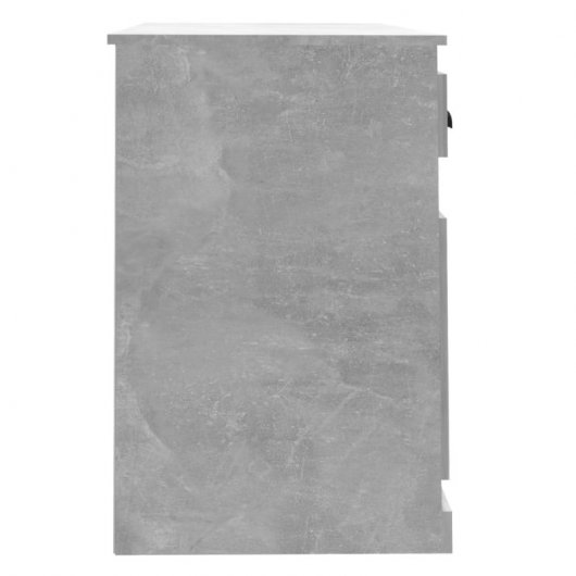 Vidaxl bureau avec tiroir bois béton gris 115x50x75 Cm