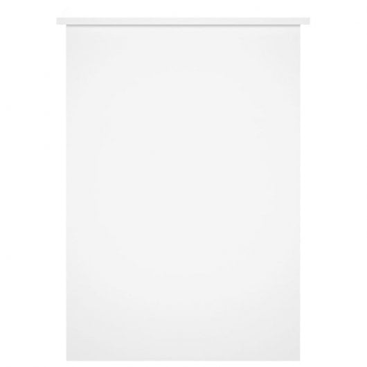 Vidaxl Bureau Contreplaqué Blanc Brillant 100x55x75 Cm