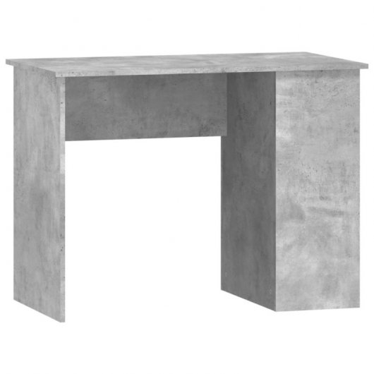 Vidaxl Scrivania in Compensato Grigio Cemento 100x55x75 Cm