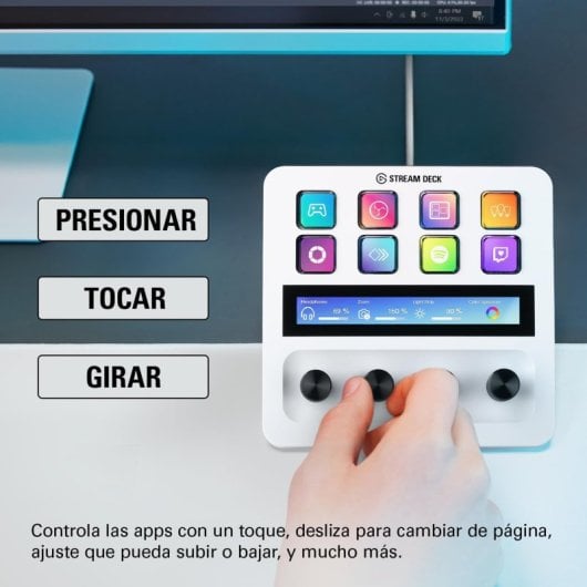 Elgato Stream Deck+ Mezaclador de Audio Streaming Blanco