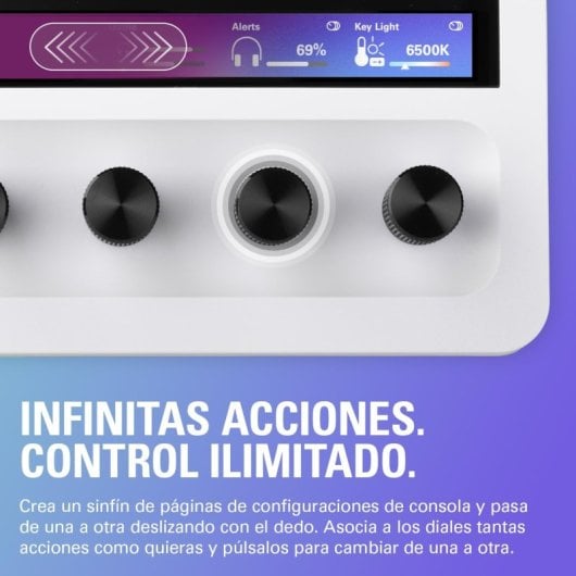 Elgato Stream Deck+ Mezaclador de Audio Streaming Blanco
