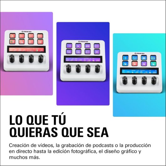 Elgato Stream Deck+ Mezaclador de Audio Streaming Blanco