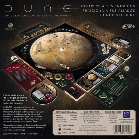 Asmodee Dune: Un Juego de Conquista y Diplomacia Juego de Mesa