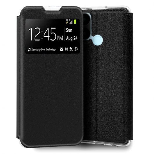 Custodia Flip Cover nera liscia e fantastica per Xiaomi Redmi A1 Plus/A2 Plus