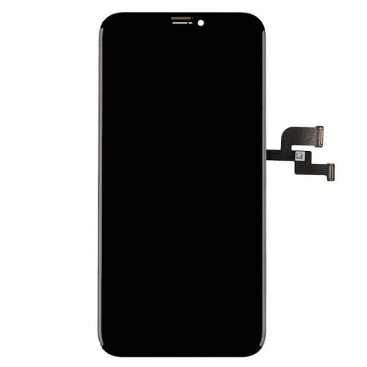 Fantastico schermo intero di qualità AAA+ per iPhone XS Nero