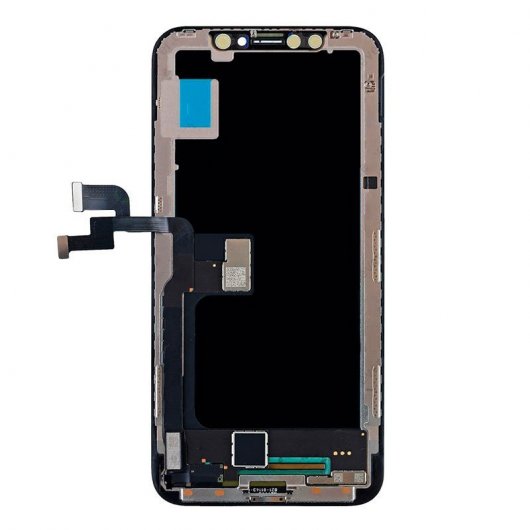 Fantastico schermo intero di qualità AAA+ per iPhone XS Nero