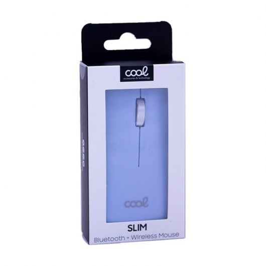 Fantastico mouse wireless sottile 2 in 1 (Bluetooth + adattatore USB) Azzurro