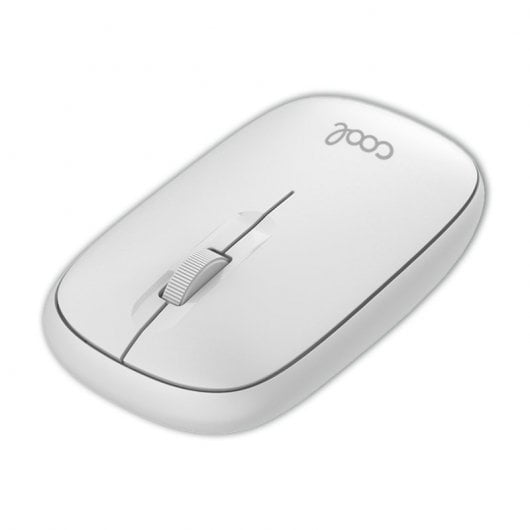 Fantastico mouse wireless sottile 2 in 1 (Bluetooth + adattatore USB) Bianco