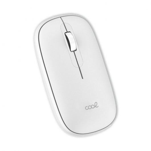 Fantastico mouse wireless sottile 2 in 1 (Bluetooth + adattatore USB) Bianco