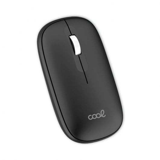 Fantastico mouse wireless sottile 2 in 1 (Bluetooth + adattatore USB) Nero