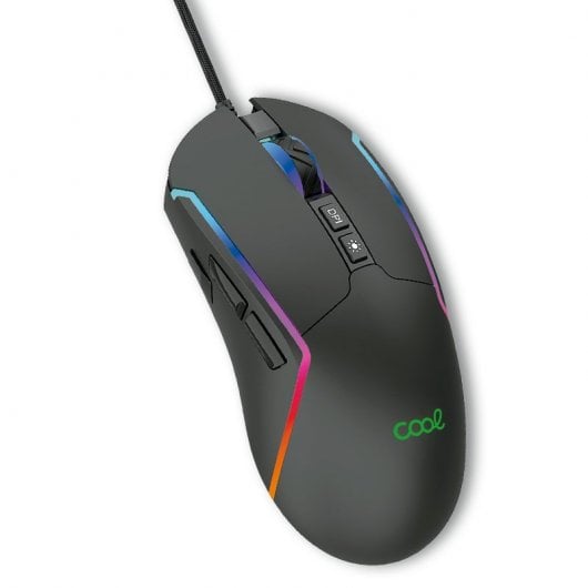 Mouse da gioco USB Cool Strip RGB Nero