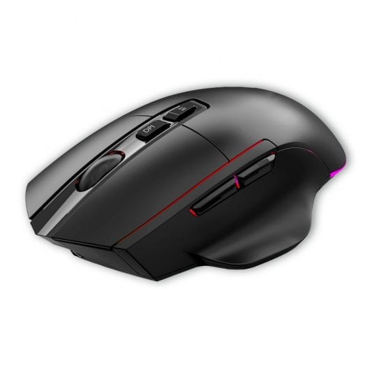 Mouse wireless Cool Lagoon + Bluetooth 2 in 1 LED da gioco RGB Nero