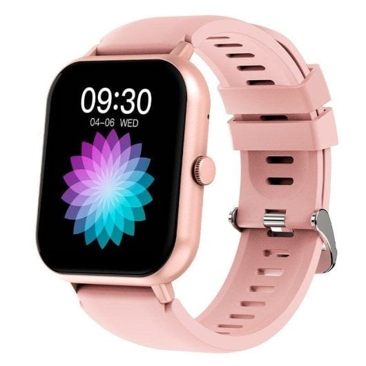Montre Connectée Cool Forest Bluetooth 42mm Écran Tactile 1.83" Rose IP67 SpO2 Pulsomètre