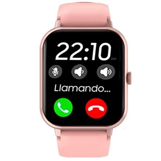 Montre Connectée Cool Forest Bluetooth 42mm Écran Tactile 1.83" Rose IP67 SpO2 Pulsomètre