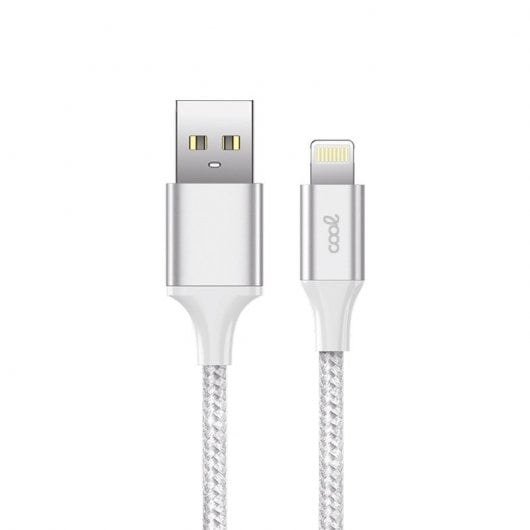 Cool Nylon Cable Lightning 1.2m Blanco