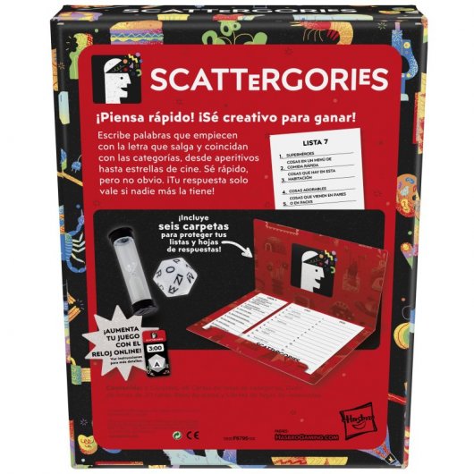 Hasbro Gaming Scattergories Versión Español Juego de Mesa