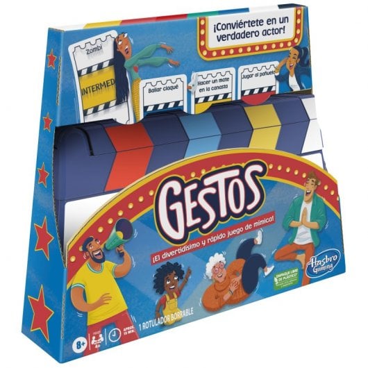 Hasbro Gaming Gestures Versão Espanhola Jogo de Tabuleiro