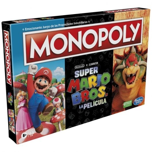 Hasbro Gaming Monopoly Movie Il gioco da tavolo in versione spagnola di Super Mario Bros