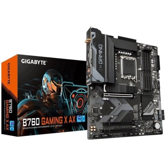 Carte mère Gigabyte B760 GAMING X AX Intel B760 LGA1700 DDR5 ATX WiFi 6E 2.5GbE M.2 RAID