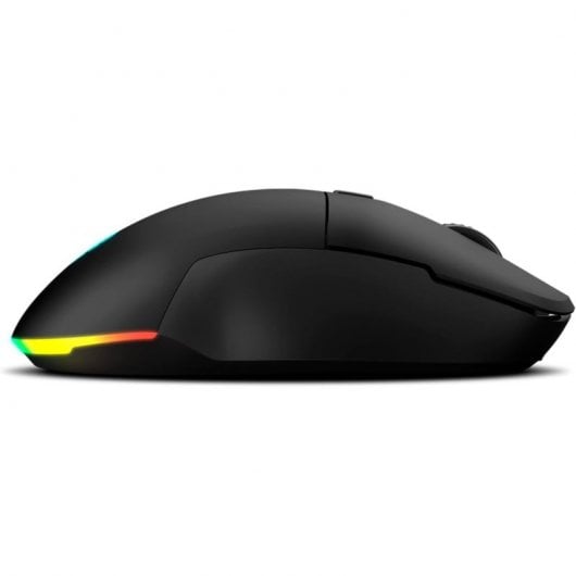 Souris de jeu sans fil Krom Komet RVB noire 2400 DPI